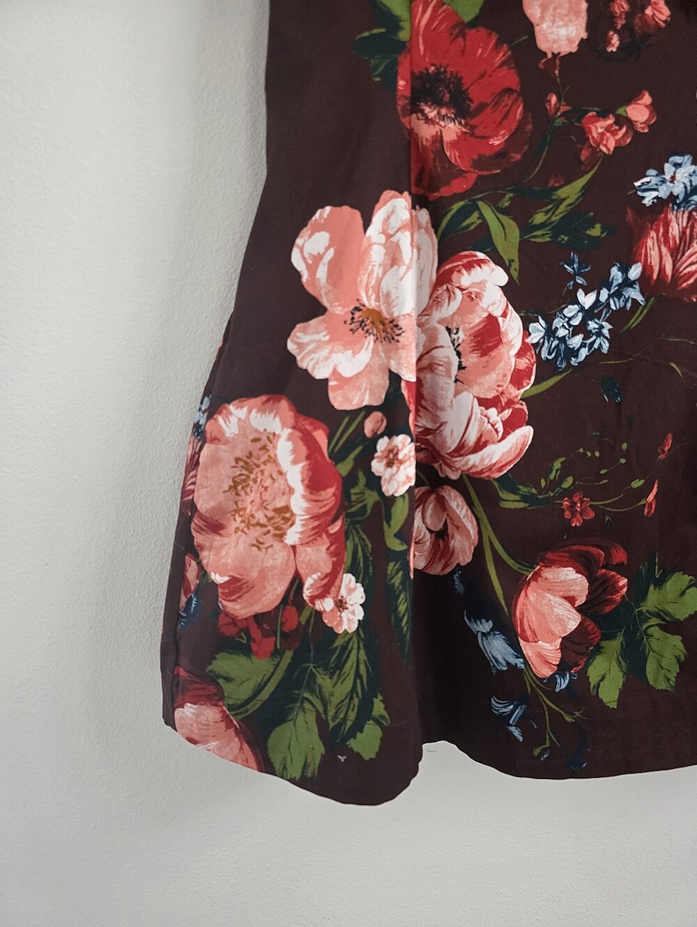 NWT Anthropologie Maeve Puff-Sleeve Square-Neck Floral Mini Dress - Picture 8 of 10